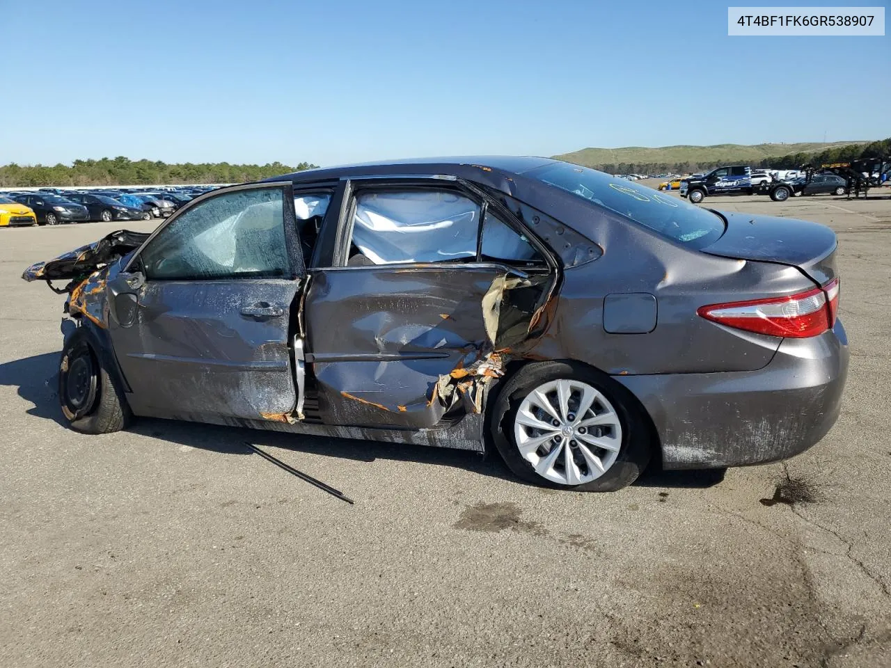 2016 Toyota Camry Le VIN: 4T4BF1FK6GR538907 Lot: 49411564