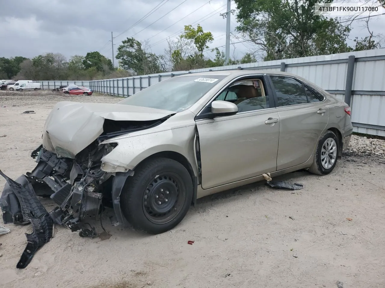 2016 Toyota Camry Le VIN: 4T1BF1FK9GU117080 Lot: 50626814