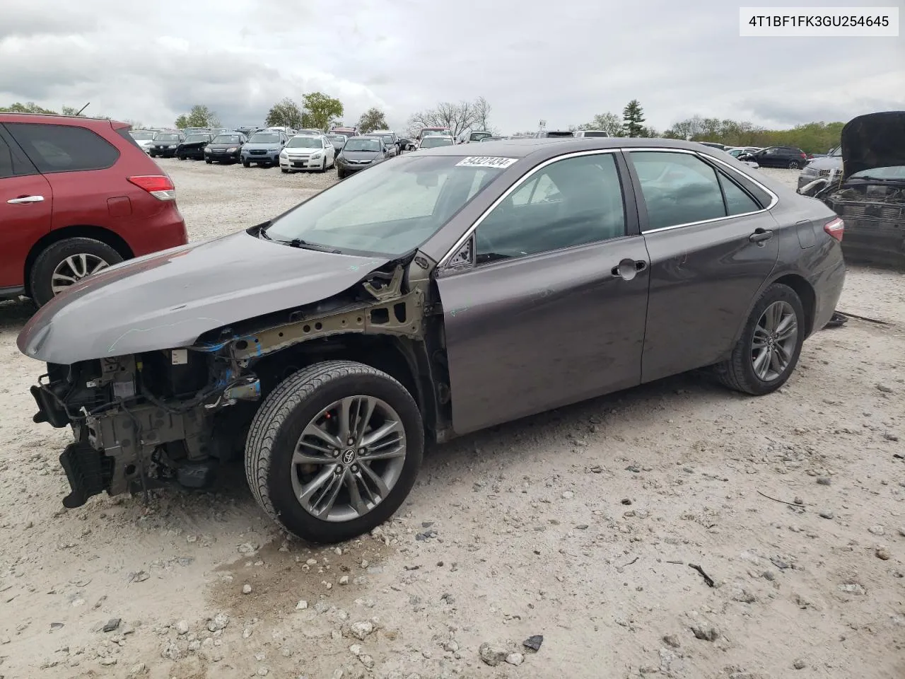 2016 Toyota Camry Le VIN: 4T1BF1FK3GU254645 Lot: 54327434