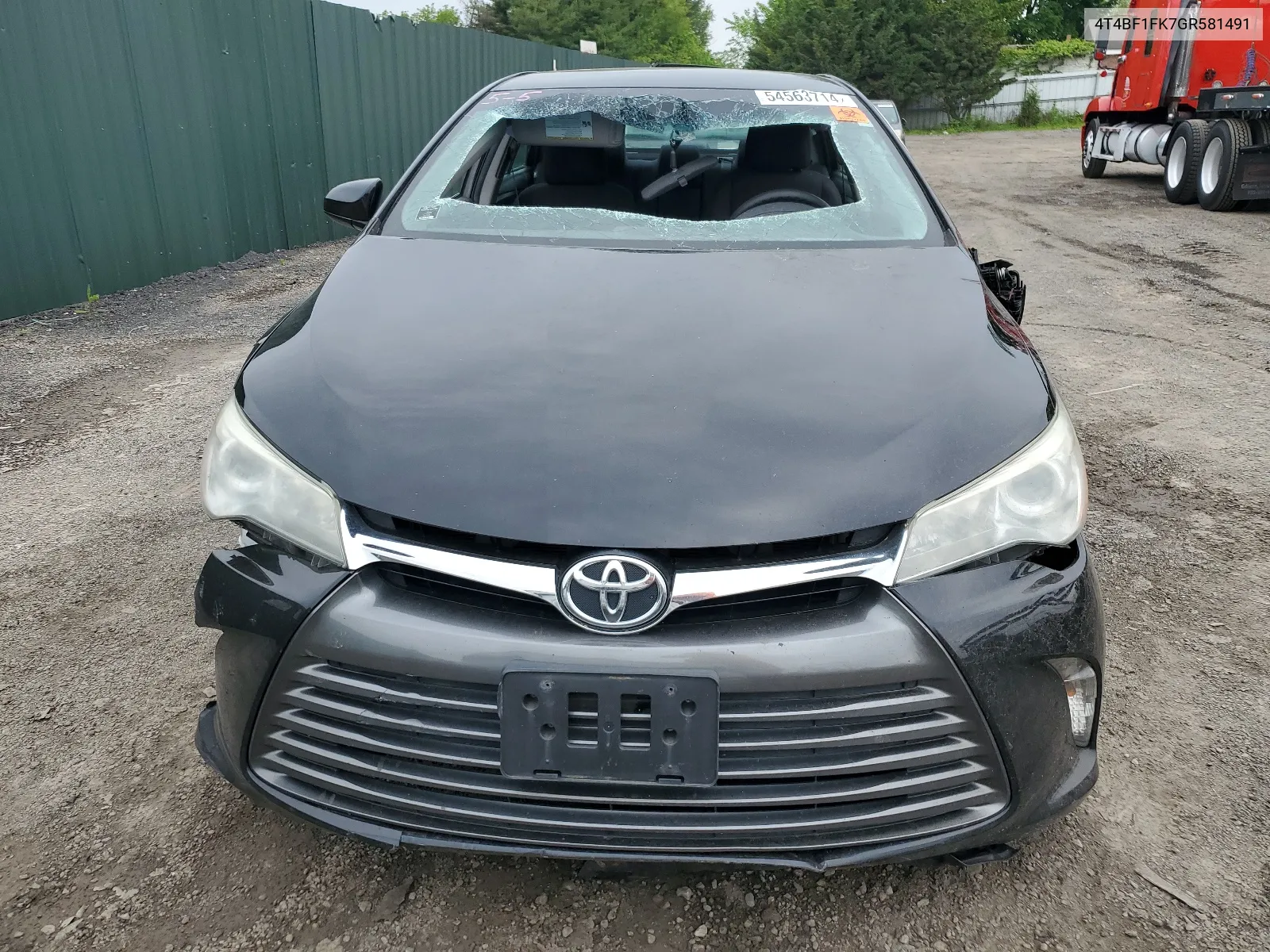 4T4BF1FK7GR581491 2016 Toyota Camry Le