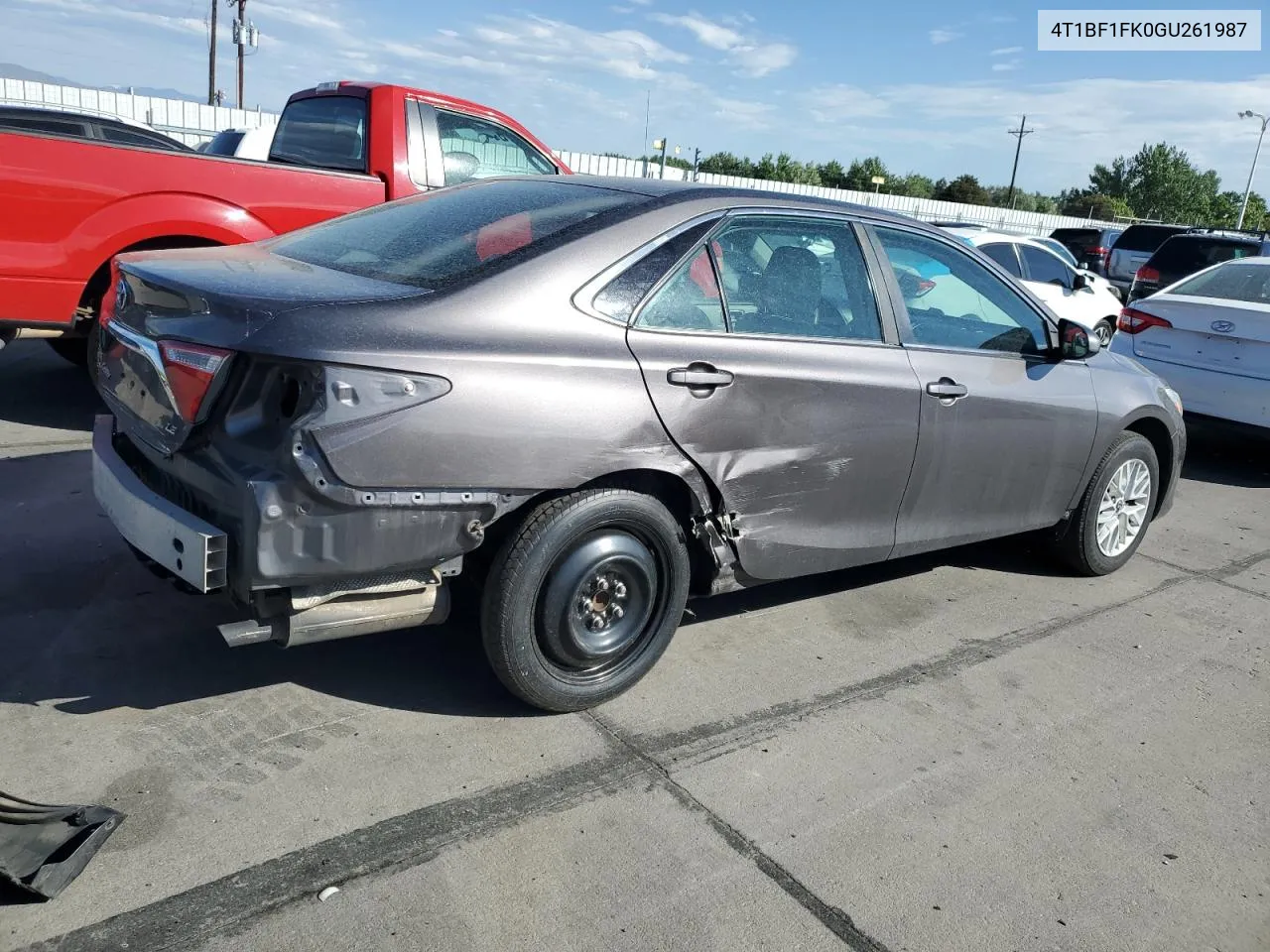 2016 Toyota Camry Le VIN: 4T1BF1FK0GU261987 Lot: 57305084