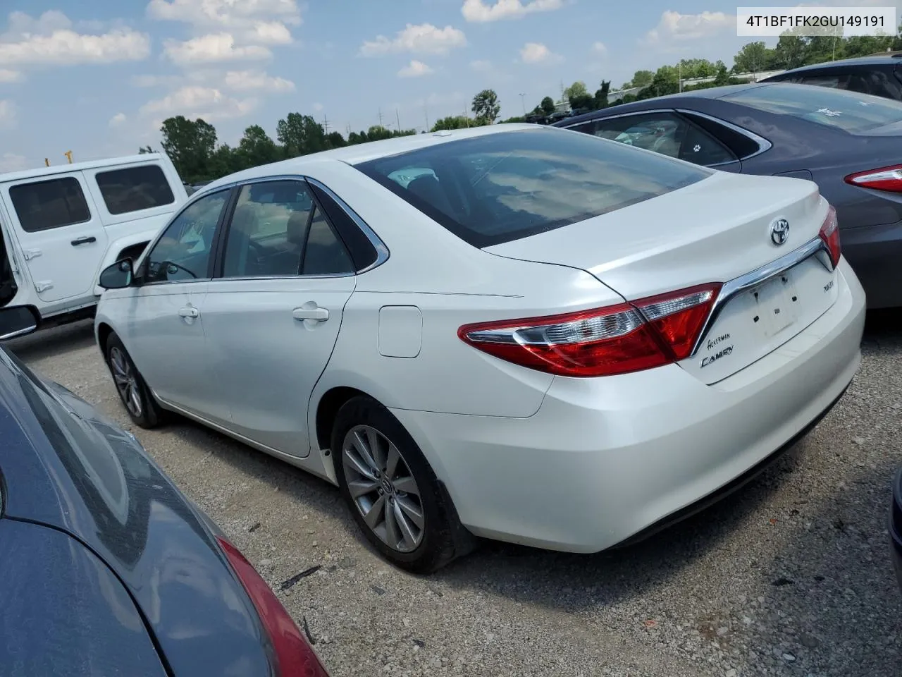 2016 Toyota Camry Xle VIN: 4T1BF1FK2GU149191 Lot: 58244504