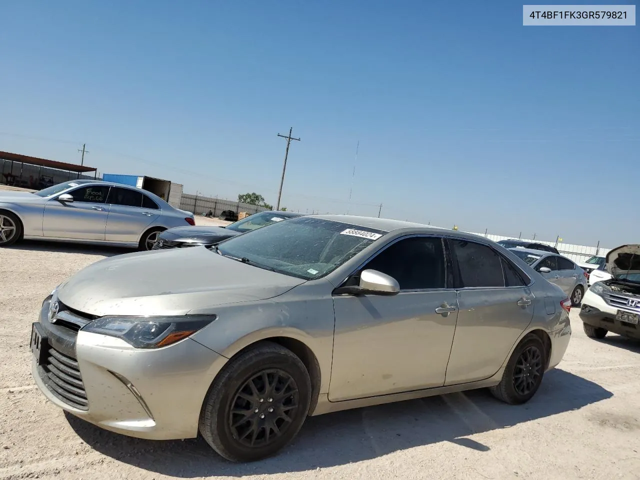 2016 Toyota Camry Le VIN: 4T4BF1FK3GR579821 Lot: 58884024