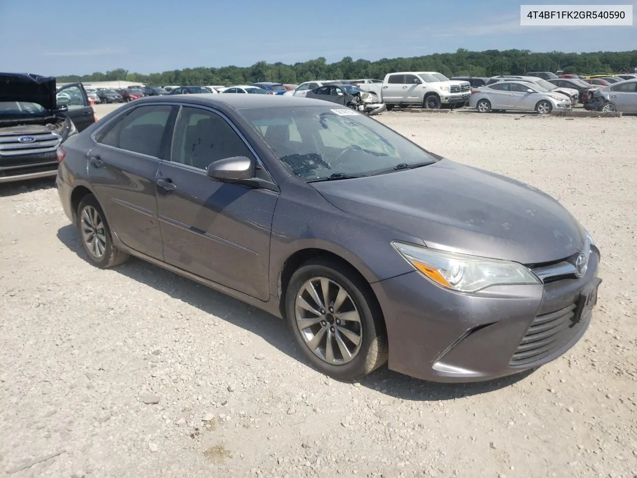 4T4BF1FK2GR540590 2016 Toyota Camry Le