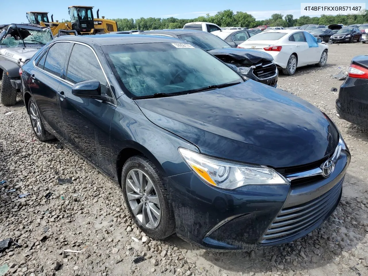 2016 Toyota Camry Le VIN: 4T4BF1FKXGR571487 Lot: 59956174