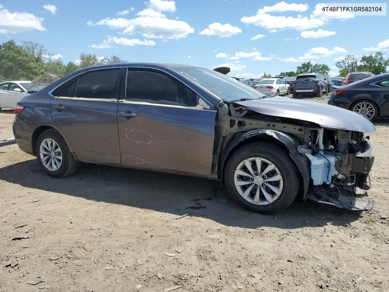 2016 Toyota Camry Le VIN: 4T4BF1FK1GR582104 Lot: 60461044