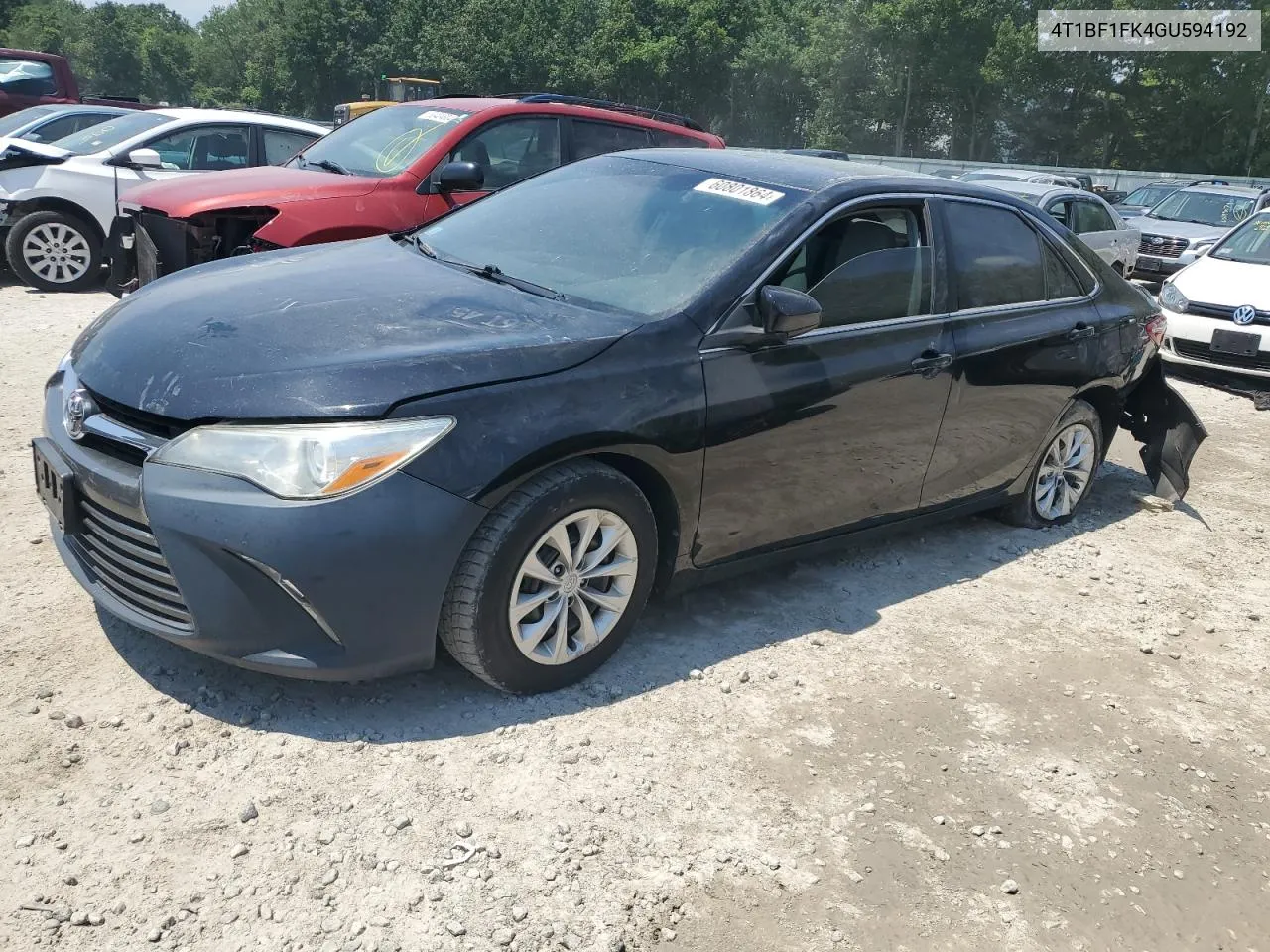 2016 Toyota Camry Le VIN: 4T1BF1FK4GU594192 Lot: 60801864