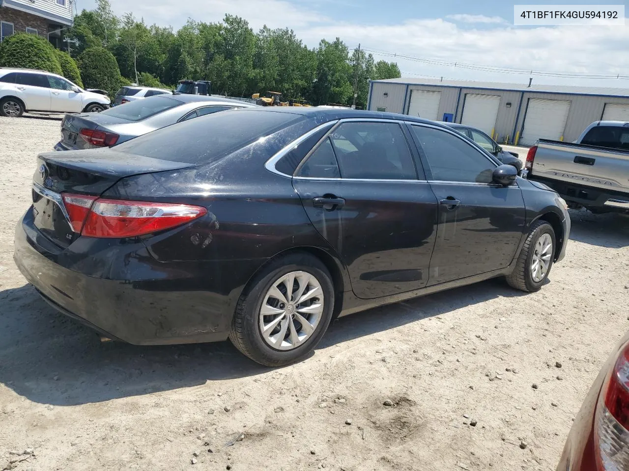 2016 Toyota Camry Le VIN: 4T1BF1FK4GU594192 Lot: 60801864