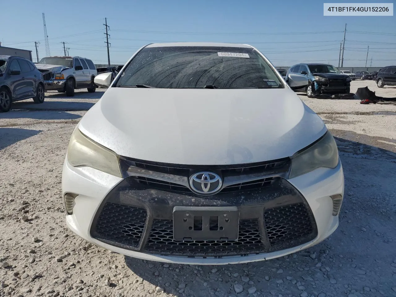 2016 Toyota Camry Le VIN: 4T1BF1FK4GU152206 Lot: 60947204