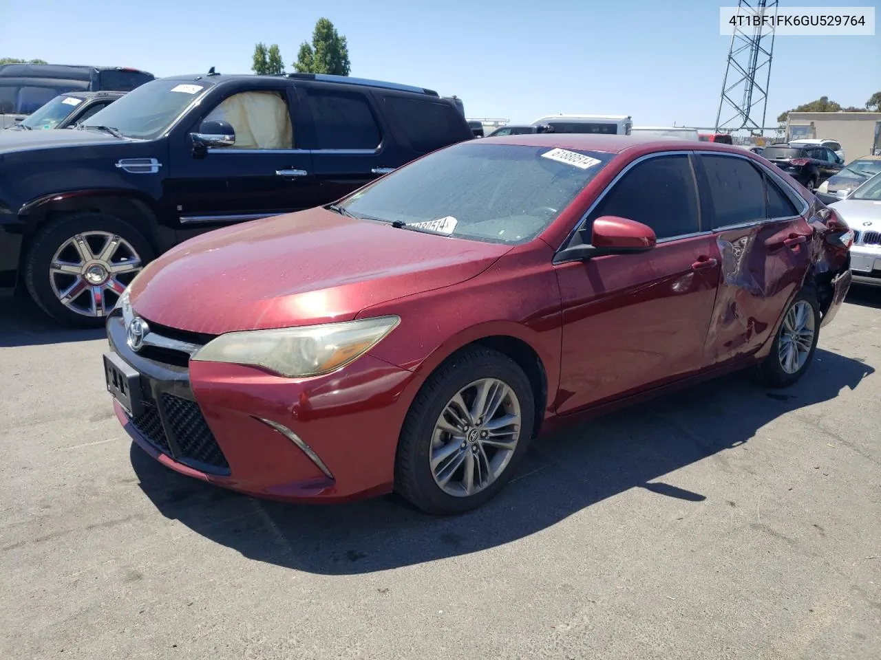 2016 Toyota Camry Le VIN: 4T1BF1FK6GU529764 Lot: 61880514