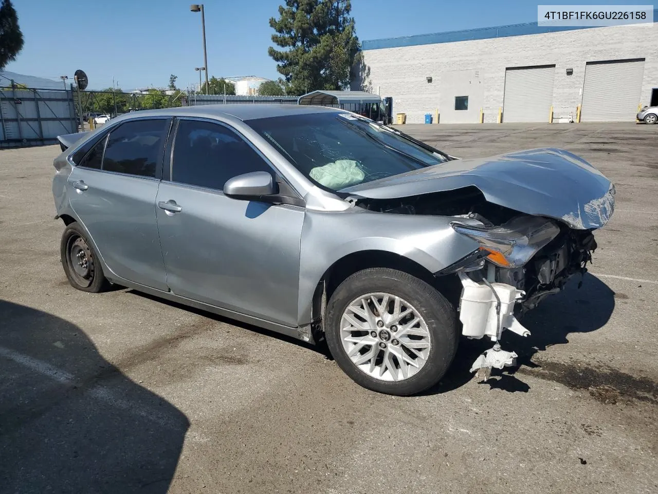 2016 Toyota Camry Le VIN: 4T1BF1FK6GU226158 Lot: 61958154