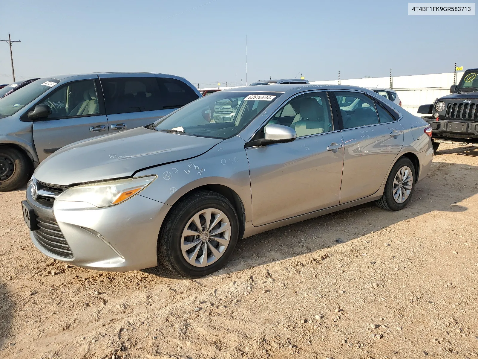 4T4BF1FK9GR583713 2016 Toyota Camry Le