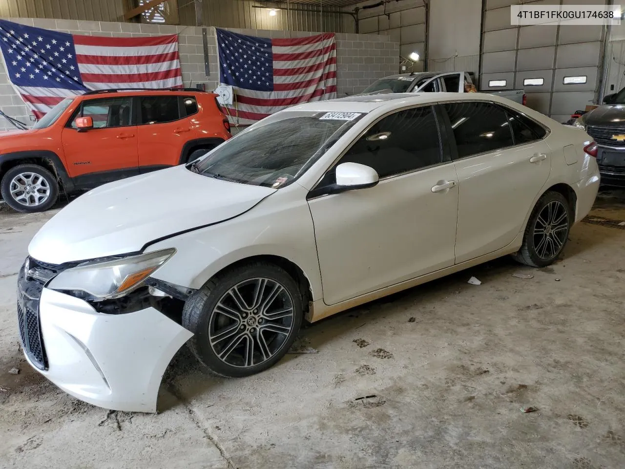 2016 Toyota Camry Le VIN: 4T1BF1FK0GU174638 Lot: 63412904