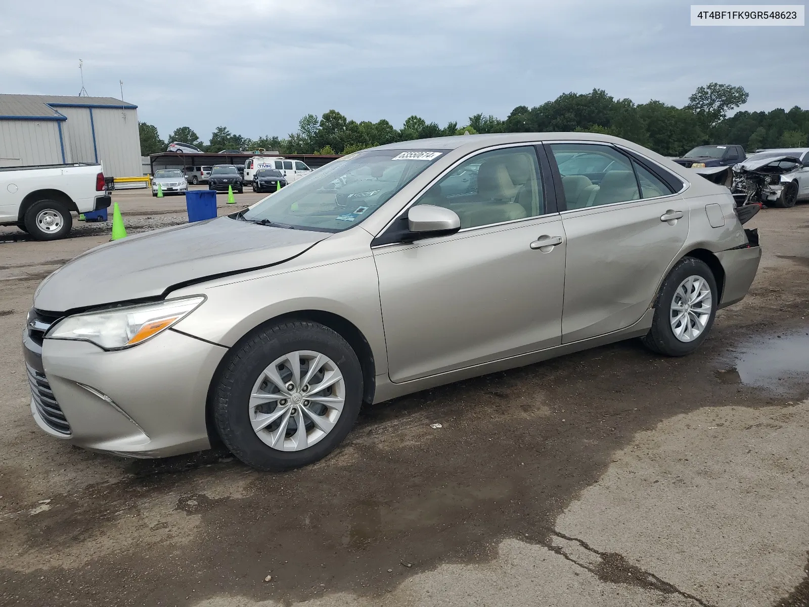 2016 Toyota Camry Le VIN: 4T4BF1FK9GR548623 Lot: 63550614