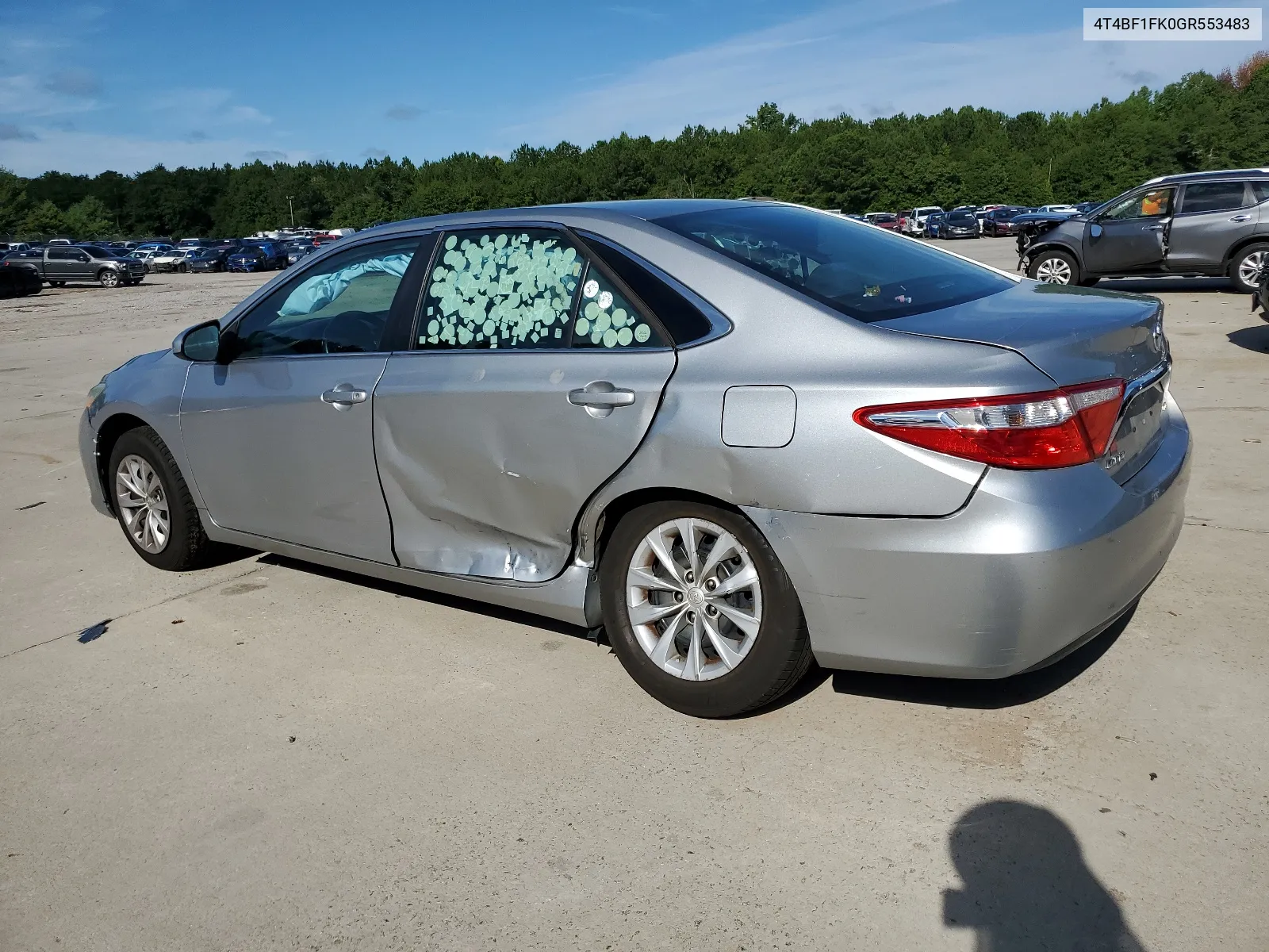 2016 Toyota Camry Le VIN: 4T4BF1FK0GR553483 Lot: 64070484