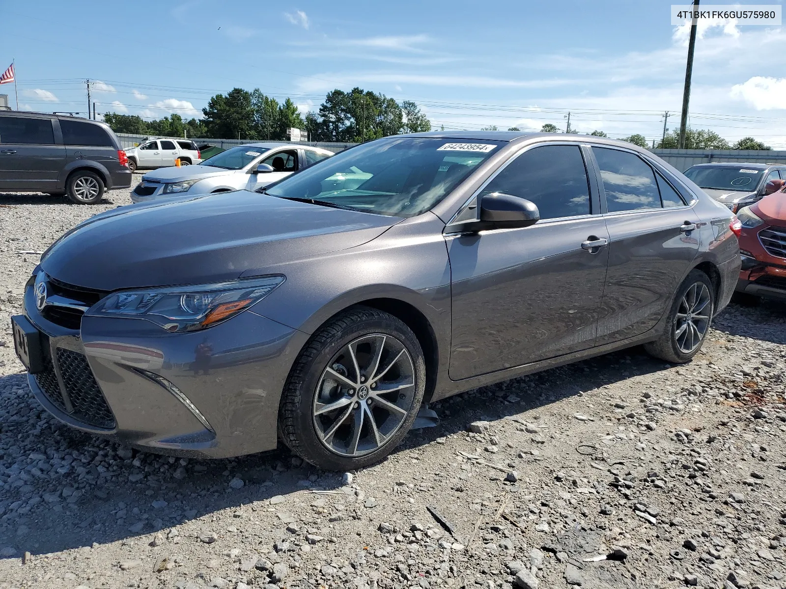 2016 Toyota Camry Xse VIN: 4T1BK1FK6GU575980 Lot: 64243954