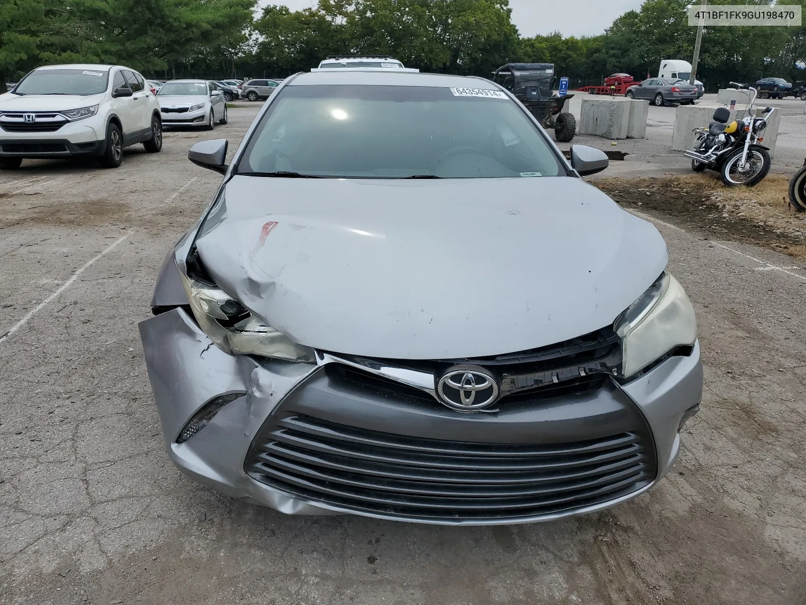 2016 Toyota Camry Le VIN: 4T1BF1FK9GU198470 Lot: 64354914