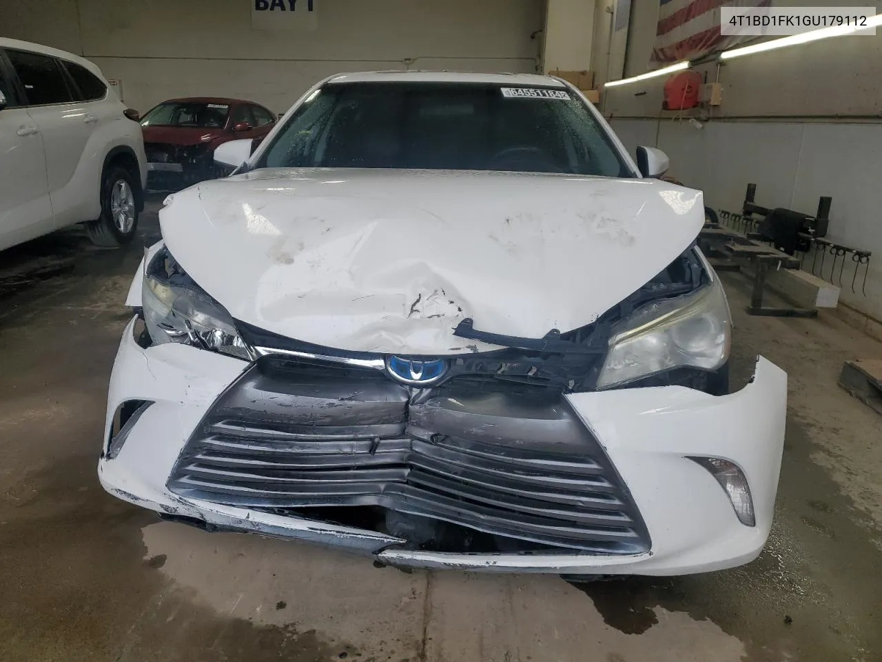 2016 Toyota Camry Hybrid VIN: 4T1BD1FK1GU179112 Lot: 64551184