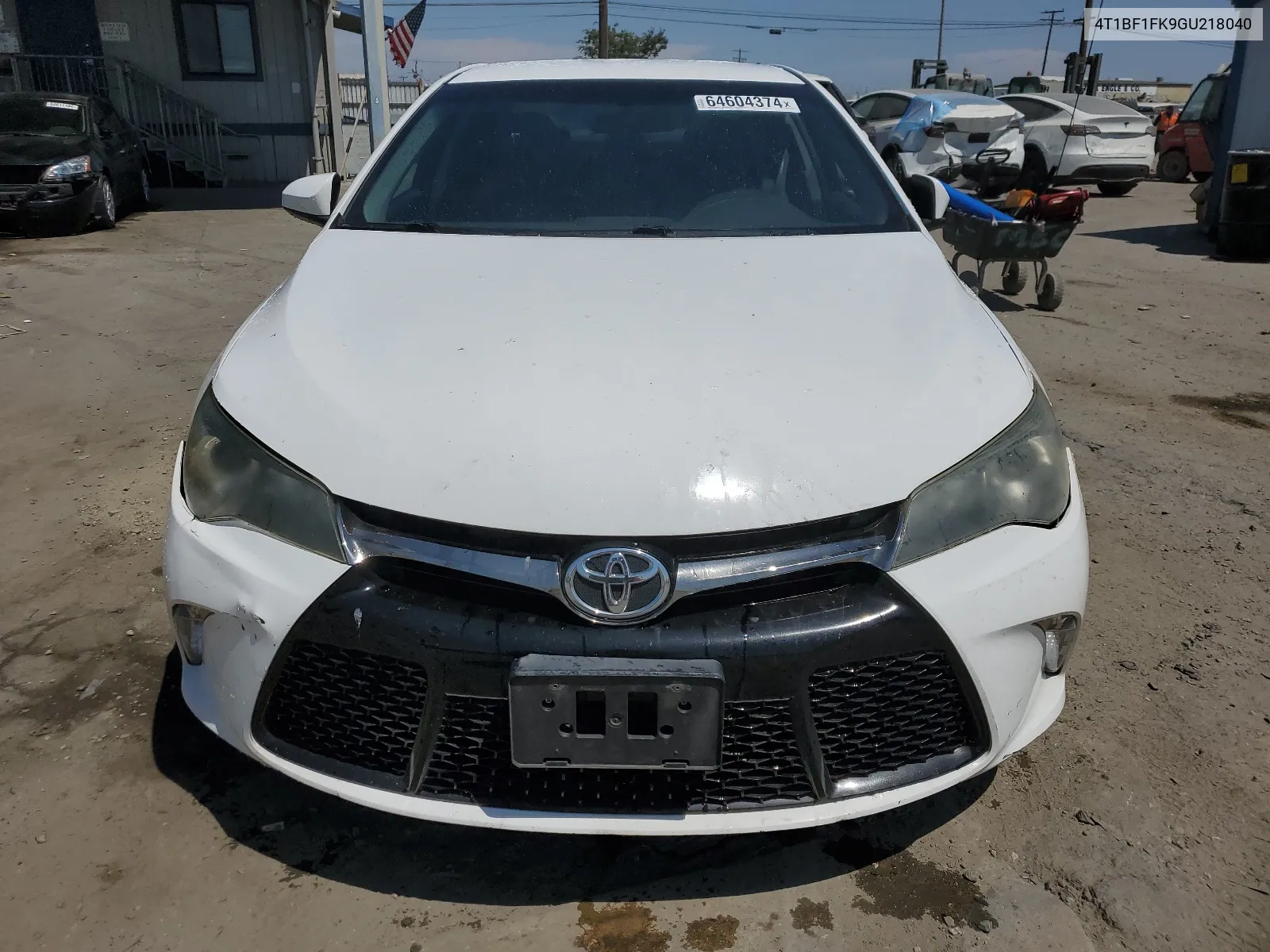 2016 Toyota Camry Le VIN: 4T1BF1FK9GU218040 Lot: 64604374