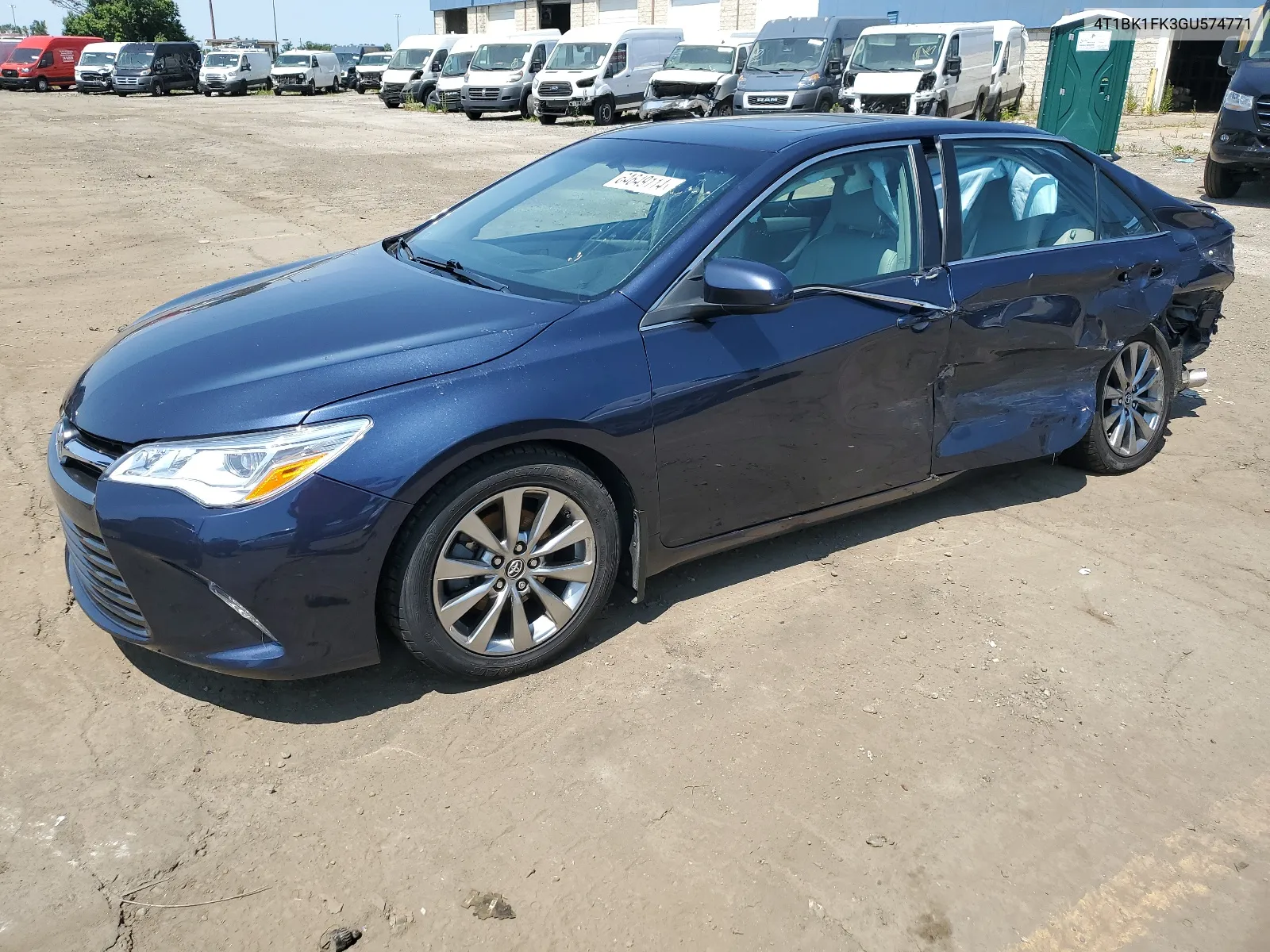 2016 Toyota Camry Xse VIN: 4T1BK1FK3GU574771 Lot: 64649114