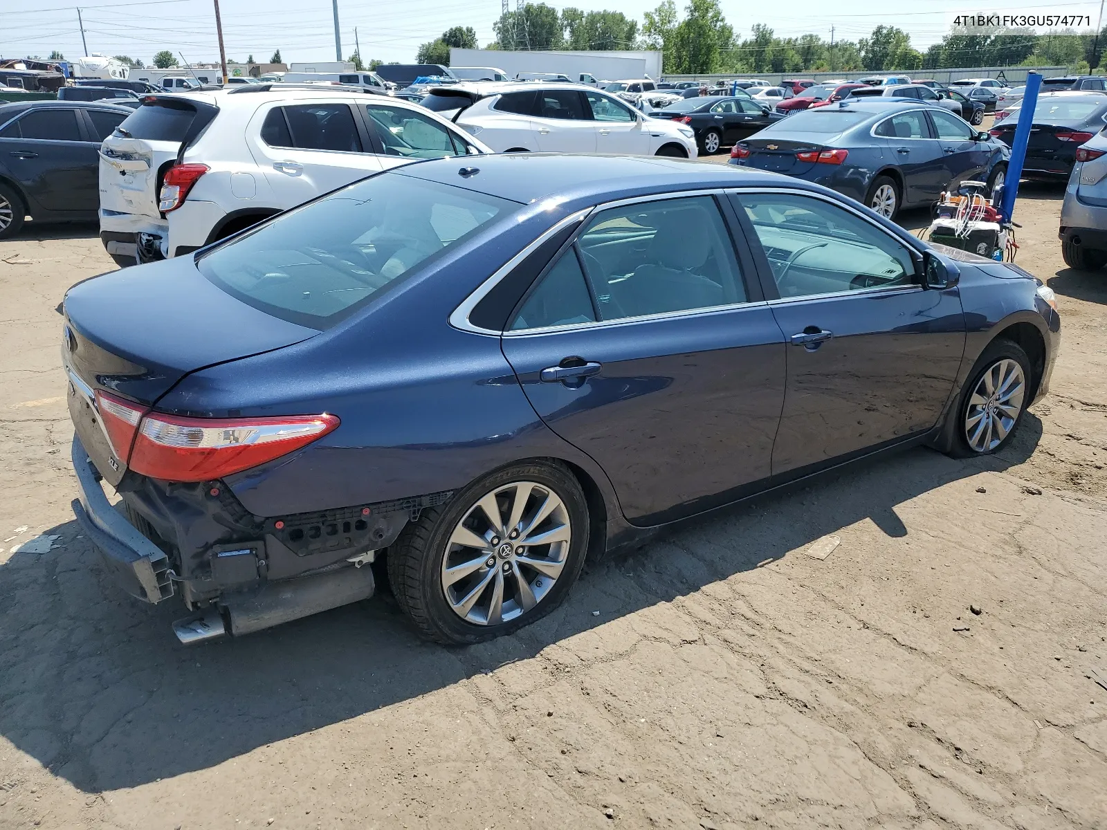 2016 Toyota Camry Xse VIN: 4T1BK1FK3GU574771 Lot: 64649114