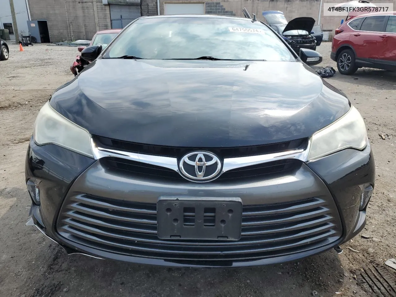 2016 Toyota Camry Le VIN: 4T4BF1FK3GR578717 Lot: 64755574