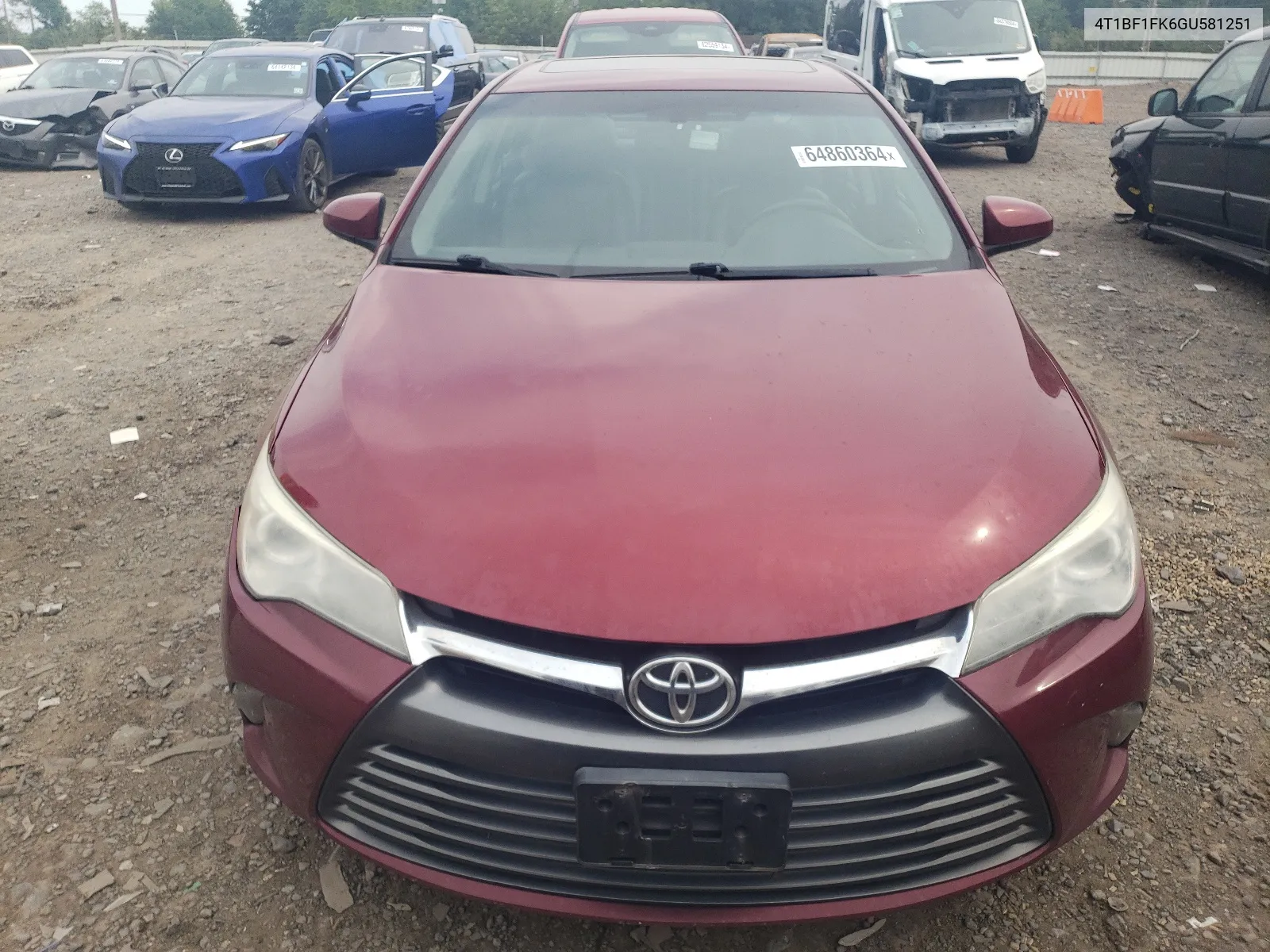 4T1BF1FK6GU581251 2016 Toyota Camry Le