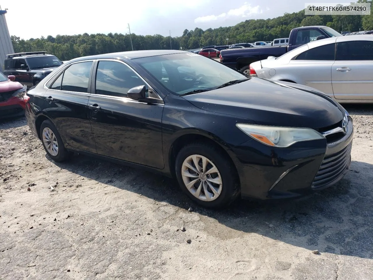 4T4BF1FK6GR574290 2016 Toyota Camry Le