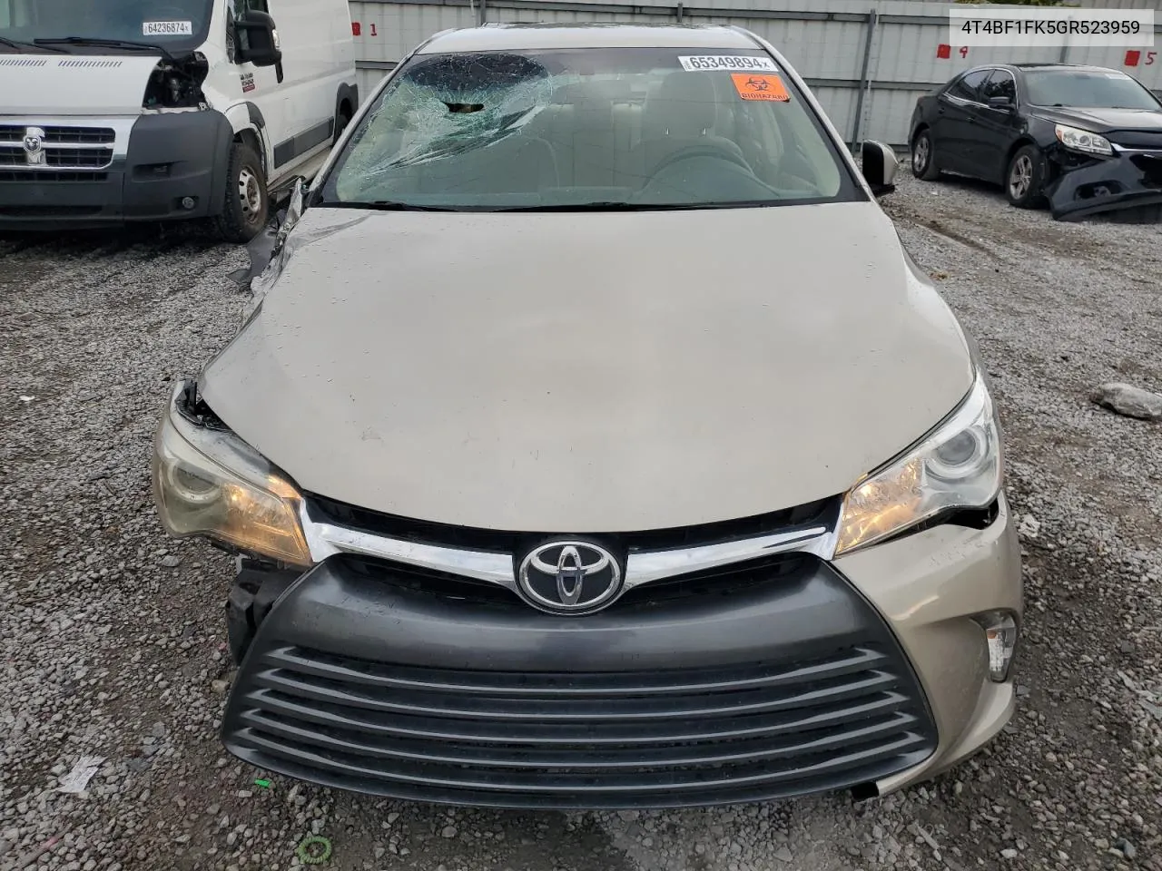 4T4BF1FK5GR523959 2016 Toyota Camry Le