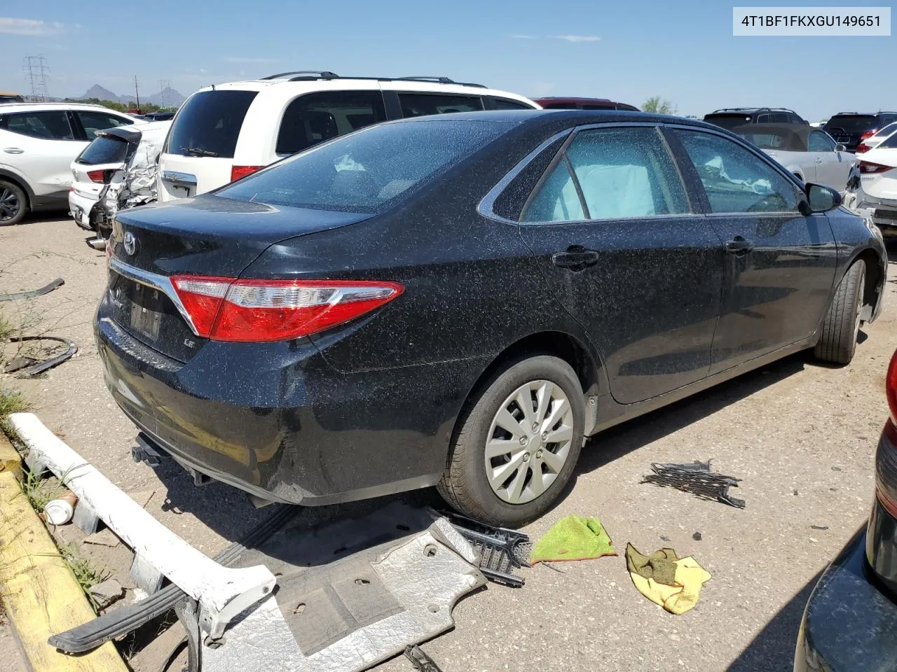 2016 Toyota Camry Le VIN: 4T1BF1FKXGU149651 Lot: 65854694