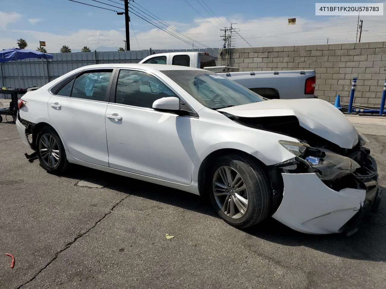 2016 Toyota Camry Le VIN: 4T1BF1FK2GU578783 Lot: 65925774