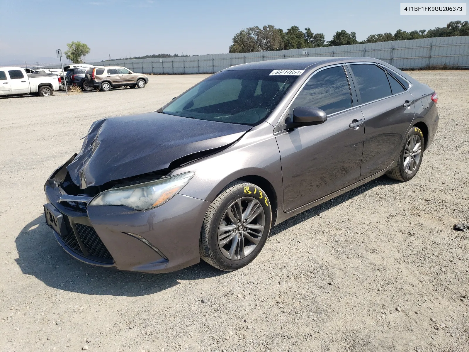 2016 Toyota Camry Le VIN: 4T1BF1FK9GU206373 Lot: 66414654