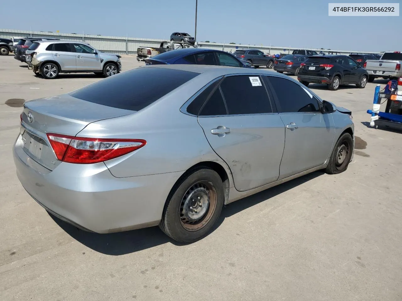 2016 Toyota Camry Le VIN: 4T4BF1FK3GR566292 Lot: 66555994