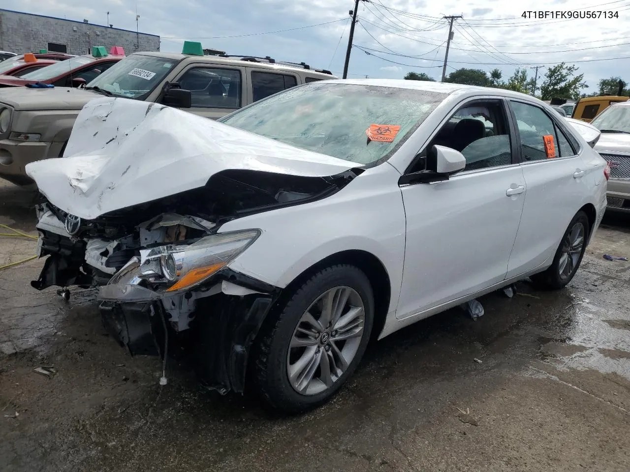 2016 Toyota Camry Le VIN: 4T1BF1FK9GU567134 Lot: 66609414