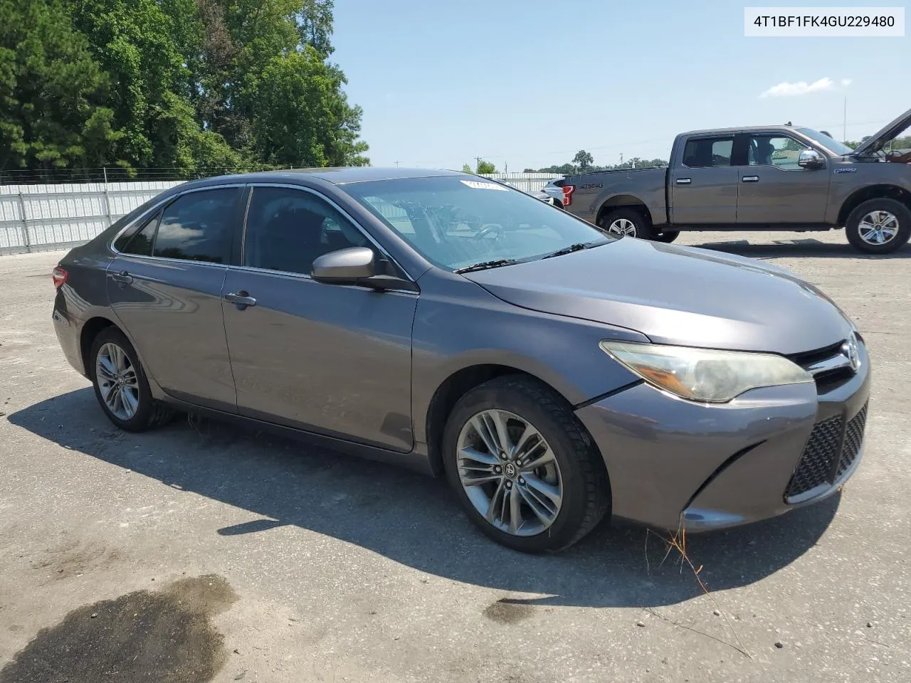 2016 Toyota Camry Le VIN: 4T1BF1FK4GU229480 Lot: 66888854