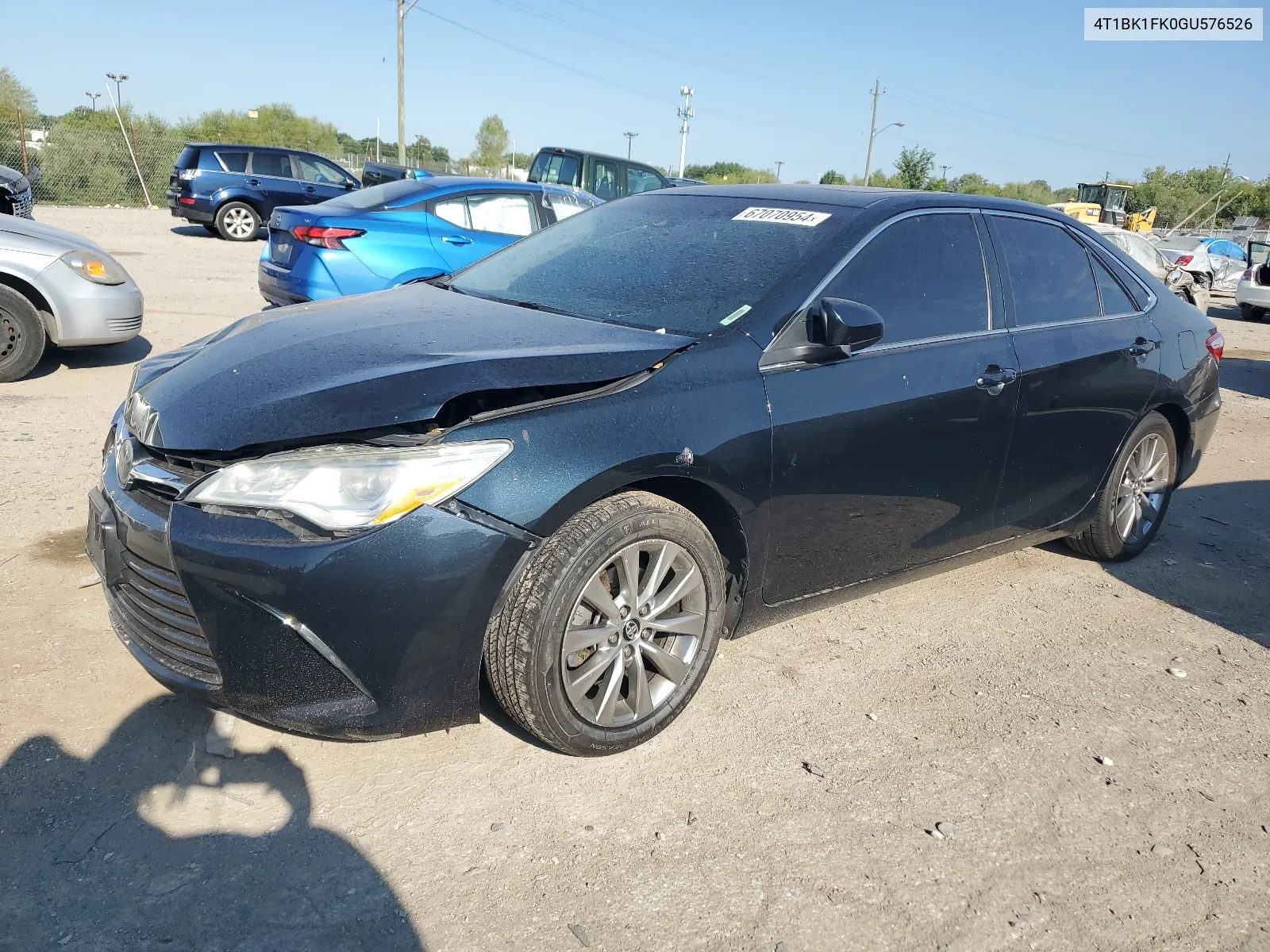 2016 Toyota Camry Xse VIN: 4T1BK1FK0GU576526 Lot: 67070954