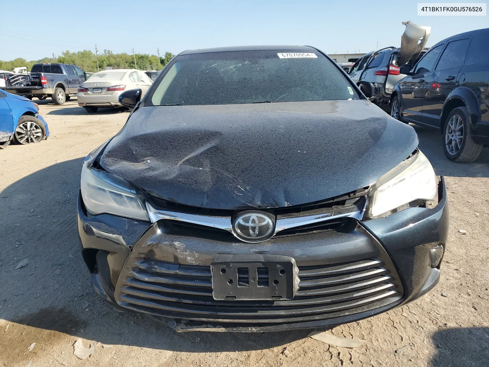 2016 Toyota Camry Xse VIN: 4T1BK1FK0GU576526 Lot: 67070954