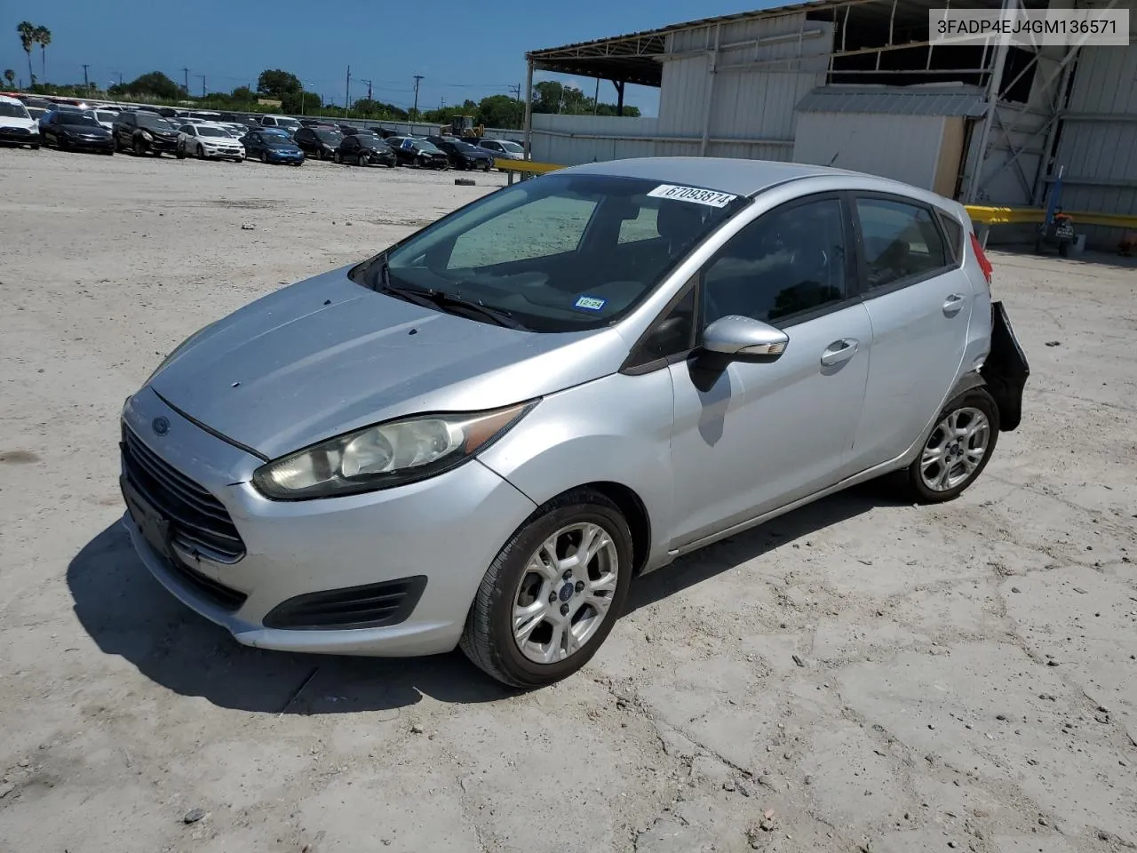 2016 Ford Fiesta Se VIN: 3FADP4EJ4GM136571 Lot: 67093874