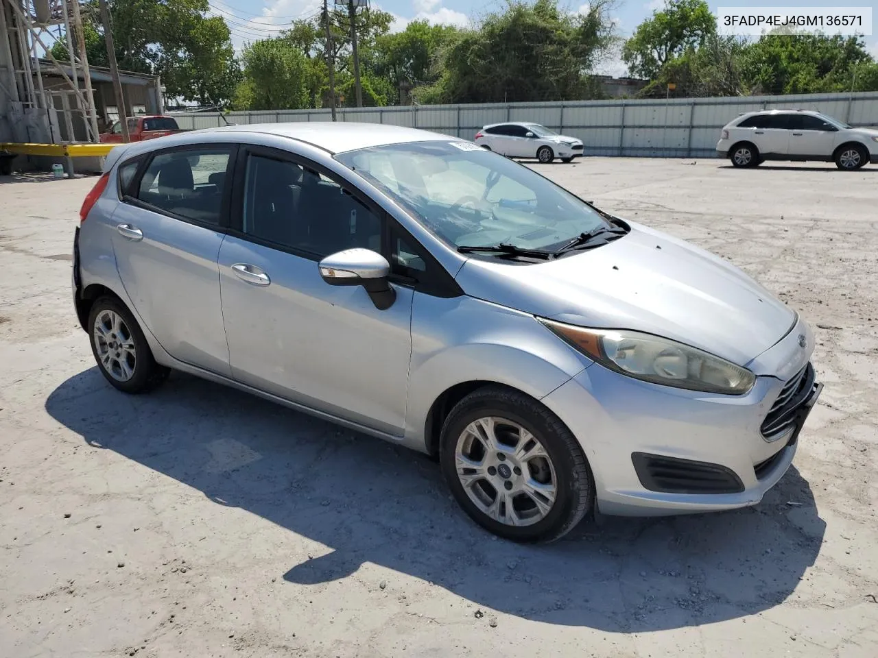 2016 Ford Fiesta Se VIN: 3FADP4EJ4GM136571 Lot: 67093874