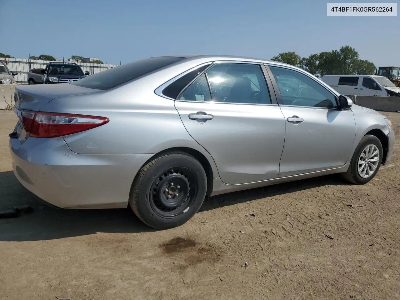 4T4BF1FK0GR562264 2016 Toyota Camry Le