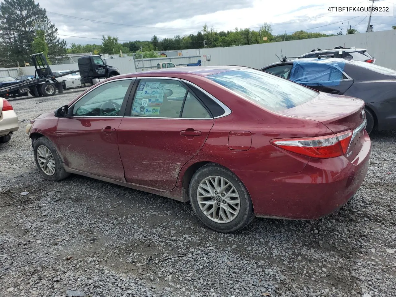 2016 Toyota Camry Le VIN: 4T1BF1FK4GU589252 Lot: 67890644