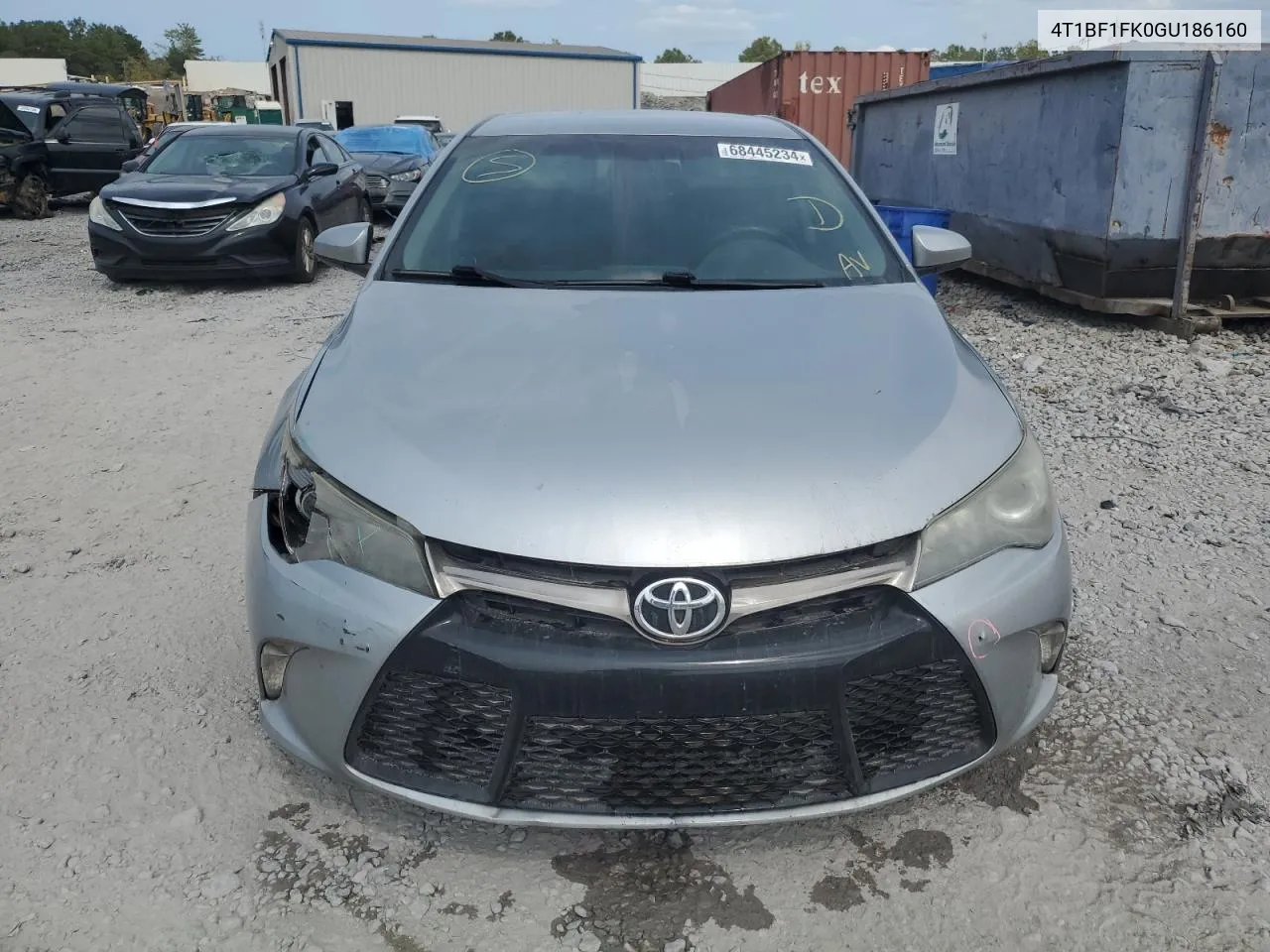 2016 Toyota Camry Le VIN: 4T1BF1FK0GU186160 Lot: 68445234