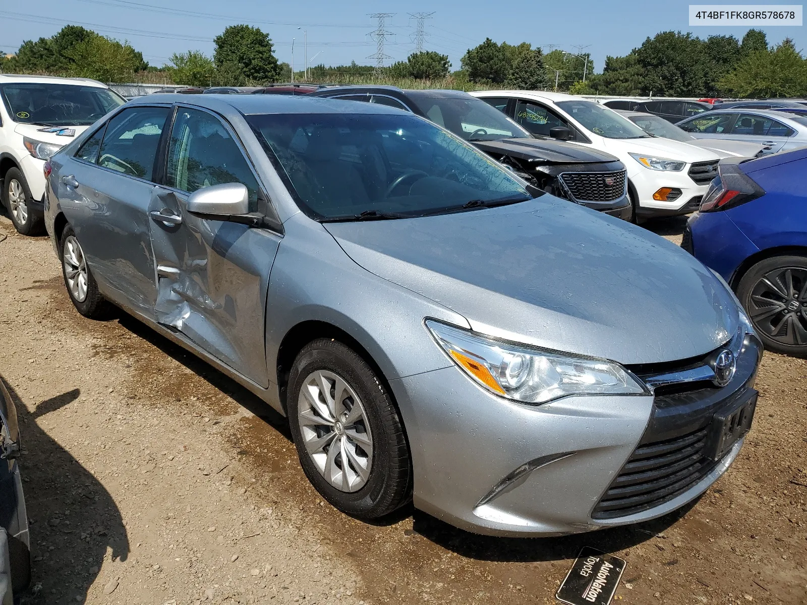 4T4BF1FK8GR578678 2016 Toyota Camry Le