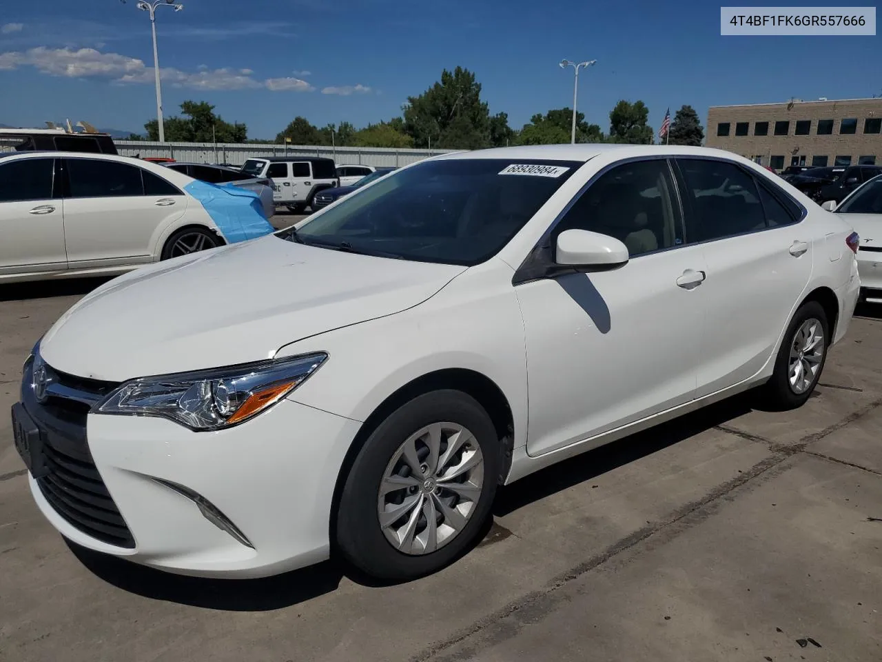 2016 Toyota Camry Le VIN: 4T4BF1FK6GR557666 Lot: 68930984