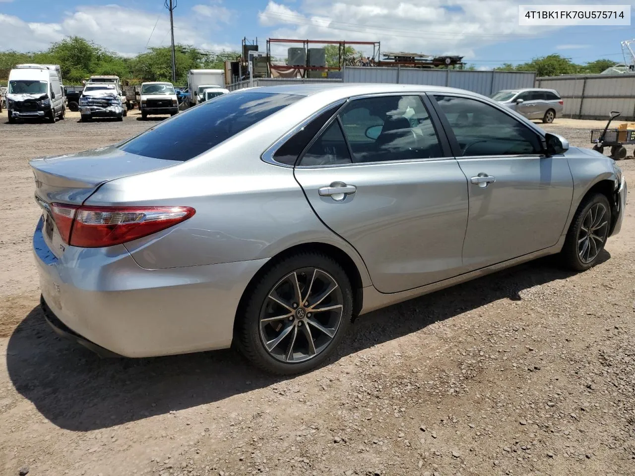 2016 Toyota Camry Xse VIN: 4T1BK1FK7GU575714 Lot: 69000684