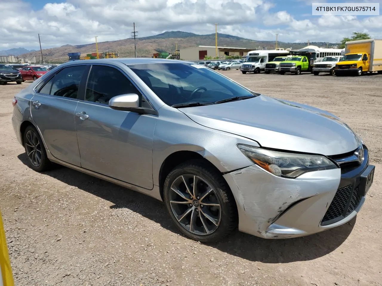 2016 Toyota Camry Xse VIN: 4T1BK1FK7GU575714 Lot: 69000684