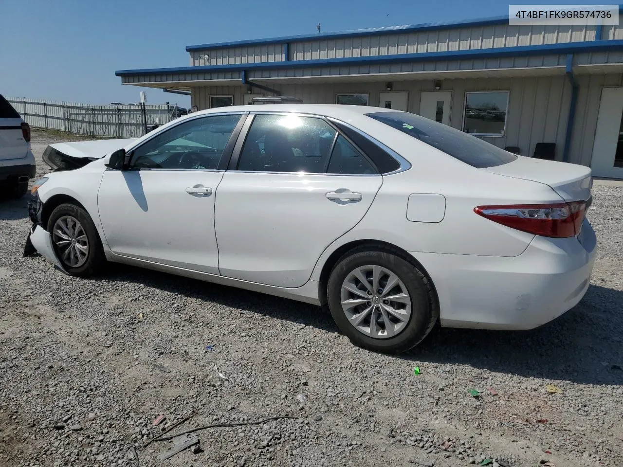 2016 Toyota Camry Le VIN: 4T4BF1FK9GR574736 Lot: 69057364