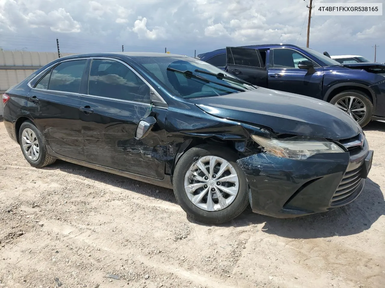 2016 Toyota Camry Le VIN: 4T4BF1FKXGR538165 Lot: 69081894