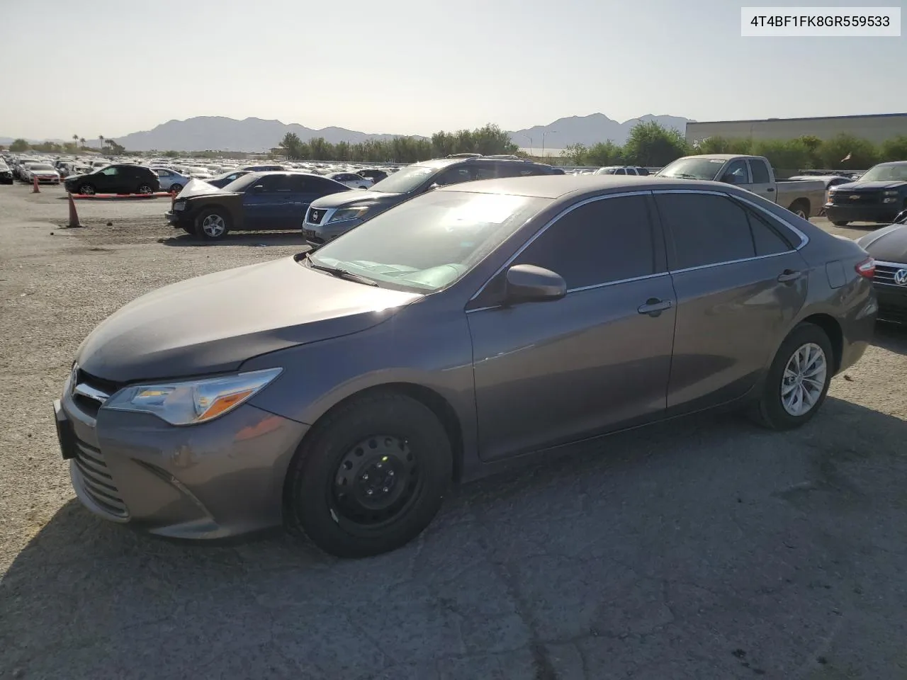 4T4BF1FK8GR559533 2016 Toyota Camry Le