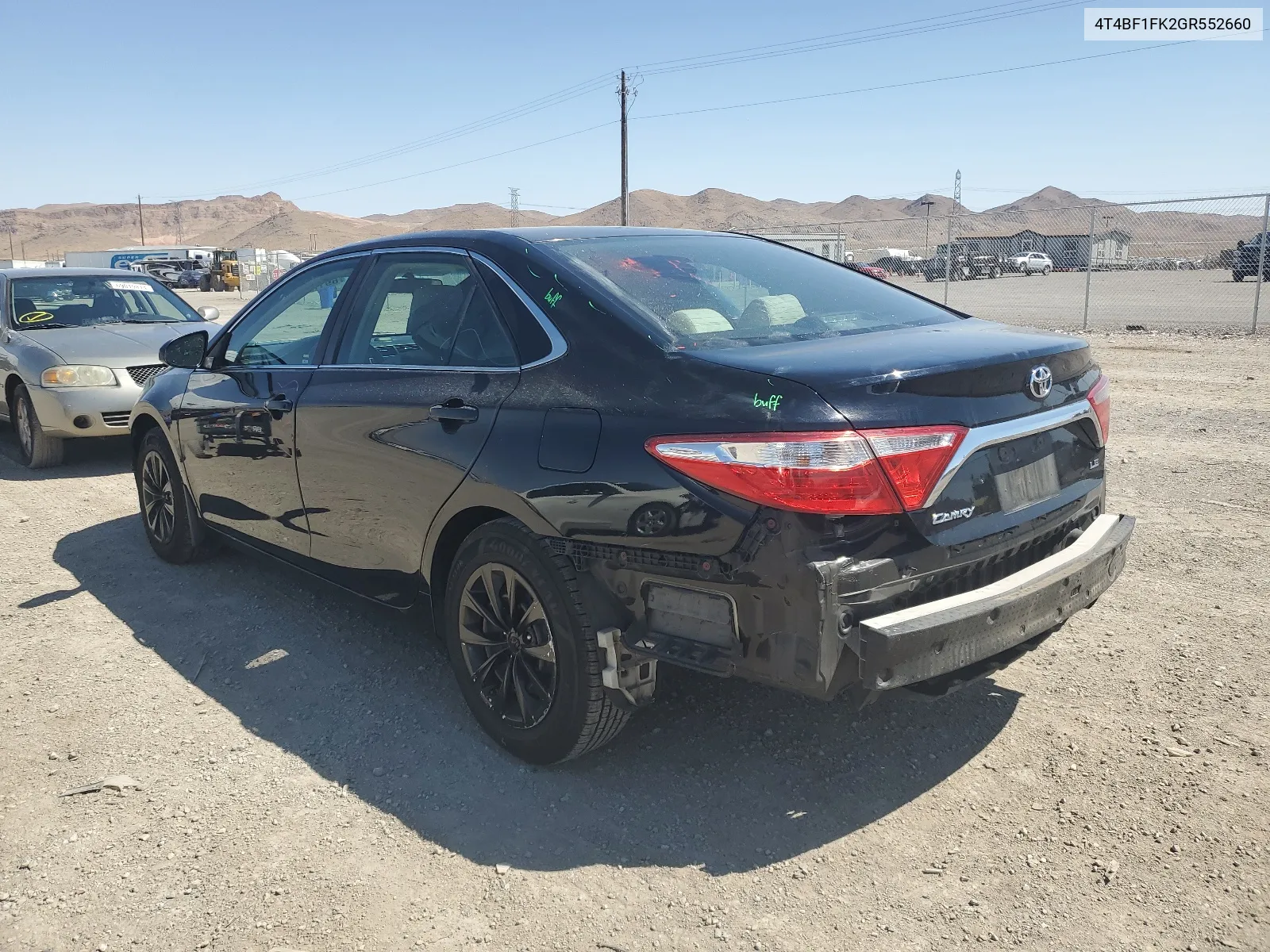 4T4BF1FK2GR552660 2016 Toyota Camry Le